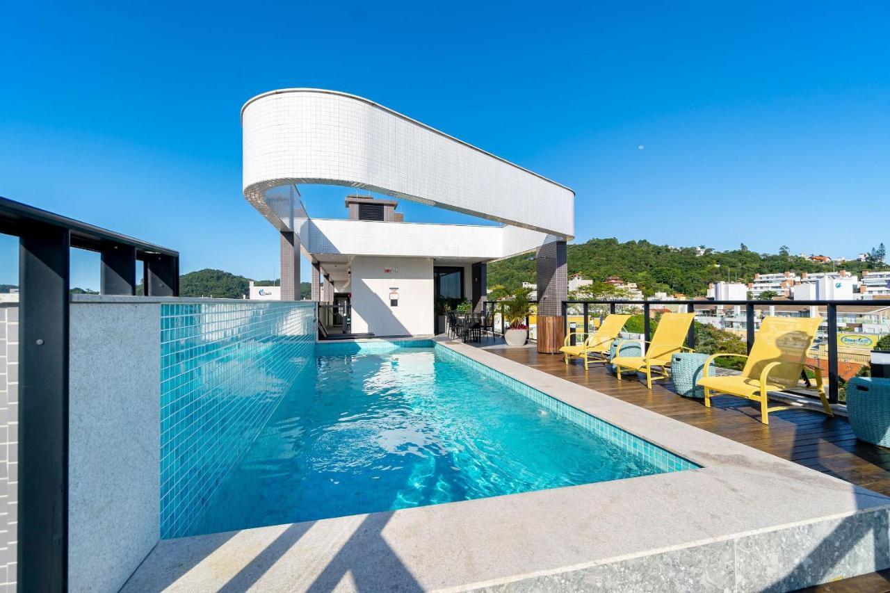 Confortavel Loft Em Condominio Com Piscina Bombinhas Exterior foto